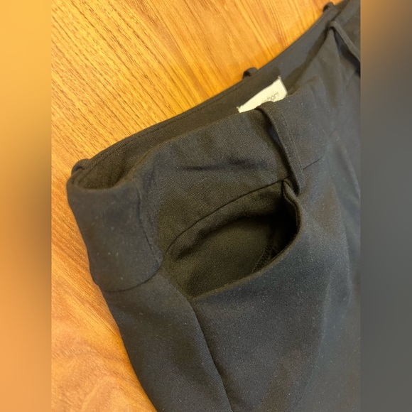 Liz Claiborne Black Cropped Dress Pants Size 6 Petite - 6P - Picture 7 of 8